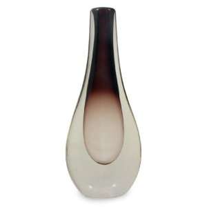  Murano handblown vase, Grape Teardrop Home & Kitchen