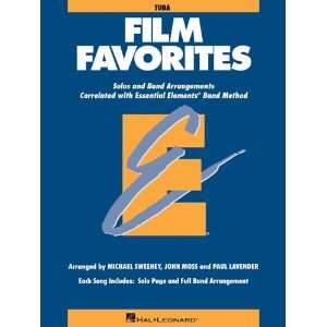  Film Favorites   Tuba   Essential Elements Band Folios 