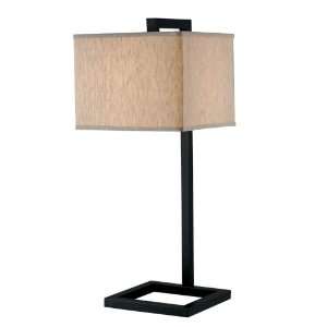  Kenroy Home 4 Square 1 Light Table Lamp   KH 21079ORB 