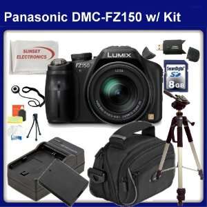  Panasonic DMC FZ150 Digital Camera (Black) With SSE Gift 