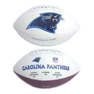   Panthers Embroidered Signature Series Football: Sports & Outdoors