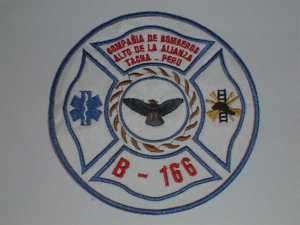 Firefighter Patch   Cia de Bomberos Tacna B 166 Peru  