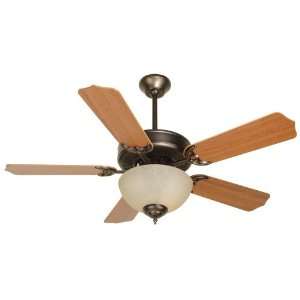 Craftmade CDU208OB NRG CD 52 Fan w/ Tea Stained Bowl   Oiled Bronze 