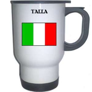  Italy (Italia)   TALLA White Stainless Steel Mug 