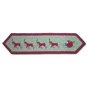  North Pole Fish Tales Table Runner 16 x 72 In.: Kitchen 