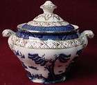 BOOTHS china REAL OLD WILLOW A8025 scalloped SUGAR BOWL