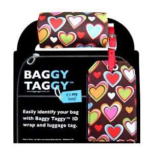  Baggy Taggy ID Wrap & Luggage Tag Set   Hearts: Office 