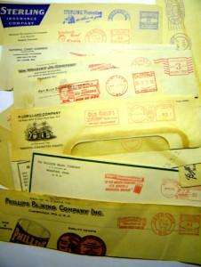 15 DIF ENV. LETTERHEADS   ESSO, BALL, TOBACCO ,BORDENS  