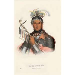 KIONT WOG KY, or CORN PLANT, a Seneca Chief McKenney Hall Indian 