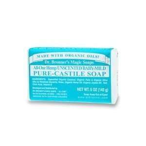  Dr. Bronners Bar Soap Baby Mild    5 oz Health 