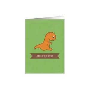  Brontosaurus Dinosaur Invitation Card Toys & Games