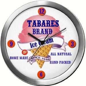  TABARES 14 Inch Ice Cream Metal Clock Quartz Movement 