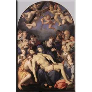   Christ 19x30 Streched Canvas Art by Bronzino, Agnolo