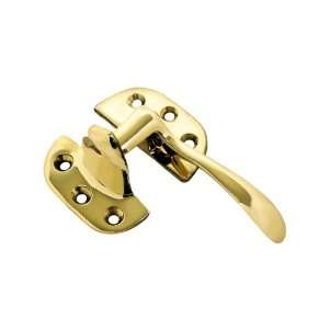  Solid Brass Right Hand Offset Ice Box Latch in Unlacquered 