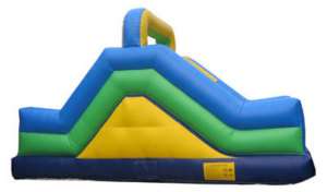 Inflatable bounce house moonwalk Obstacle Course: Slide  
