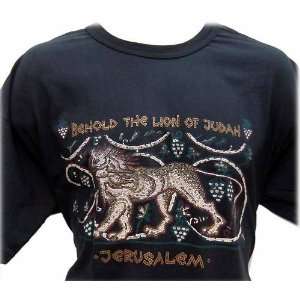 Lion of Judah T Shirt (11 Colors Sizes S   XXL) From Jerusalem Israel