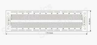 700 Point Solderless PCB Breadboard SYB 120  