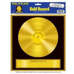  Gold Record Peel N Place Toys & Games