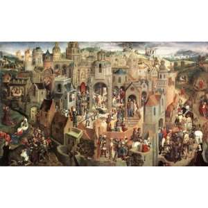  Hand Made Oil Reproduction   Hans Memling   32 x 20 inches 