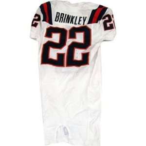  #22 Brinkley Syracuse 2007 Game Used White Football Jersey 