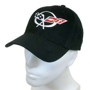  Corvette C5 Logo Black Baseball Cap: Automotive