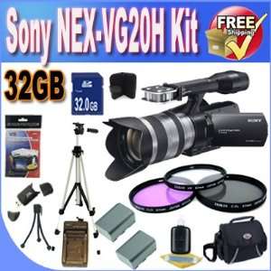 com Sony NEX VG20H Interchangeable Lens HD Handycam Camcorder with 18 