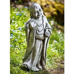  Campania International Jolly Buddha Cast Stone Garden Statue 