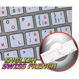  MAC ENGLISH SWISS FRENCH KEYBOARD STICKERS ON WHITE 
