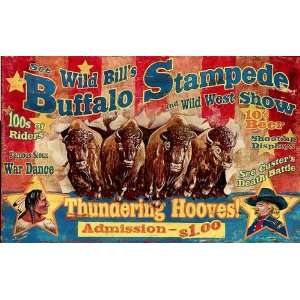  Vintage Signs   Buffalo Stampede: Sports & Outdoors