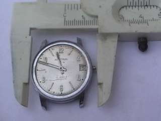 ANTIQUE WRISTWATCH RICOH CALENDAR FOR REPAIR JAPAN  