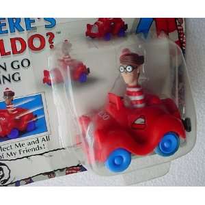    WHERES WALDO? Rev N Go Racing Car 1991 MATTEL: Toys & Games