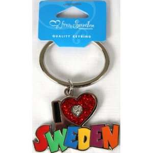 Love Sweden Key Chain 