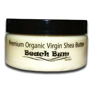   : Grade A Pure Shea Butter   Virgin Organic 7 oz by Beach Bum: Beauty