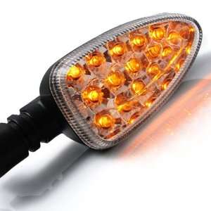 Visible LED Turn Signals Light Lamp Clear Lens For Yamaha FZ1 FZ6 YZF 
