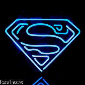 Superman Hero Comic Decoration Collection Neon Light Sign 13 x 8 