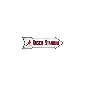  Busch Stadium Tin Arrow Sign Patio, Lawn & Garden