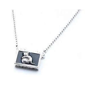 Cat Locket Necklace with Surprise Treat Inside  Kitchen 