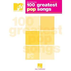  Selections from MTVs 100 Greatest Pop Songs   Piano/Vocal 