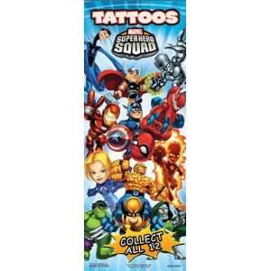 Marvel Super Hero Squad Vending Tattoos: Toys & Games