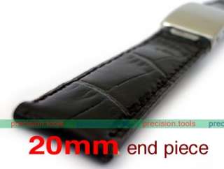 pcs Black & Brown 20mm Leather Band Watch Strap For Submariner 
