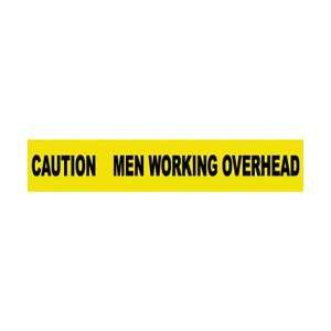  PT20   Tape, Barricade, Caution Men Working Overhead, 3 