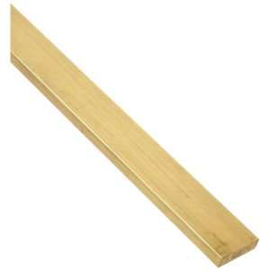 Brass C360 Rectangular Bar, Half Hard Temper, ASTM B16, 3/16 Thick, 3 