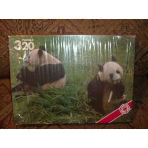  Pandas a 320 Piece Puzzle Made in West Germany: Toys 