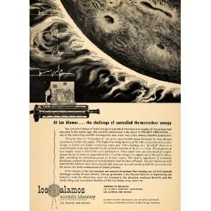   Ad Los Alamos Science Nuclear Lab Engineering Sun   Original Print Ad