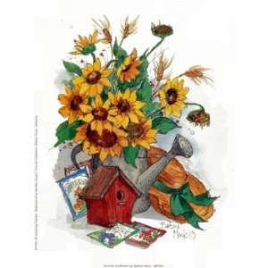  Summer Sunflowers by Barbara Mock 6x8: Home & Kitchen