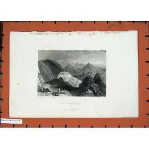   : Antique Engraving View Rocks Suli Mountains Cousen: Home & Kitchen