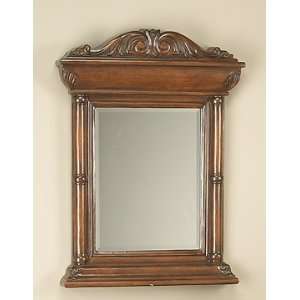  Pandora Accent Mirror 26 inch Dark Brown: Home & Kitchen