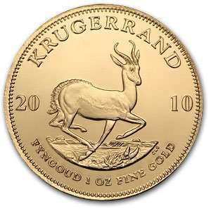  South Africa 2010 1 oz Gold Krugerrand( 