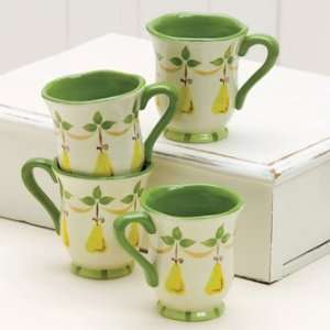  Demdaco   Pyrus Collection   Set of 4 Mugs #18802 