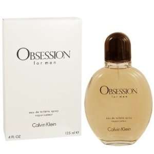  OBSESSION by Calvin Klein EDT SPRAY 4 OZ for MEN: Beauty
